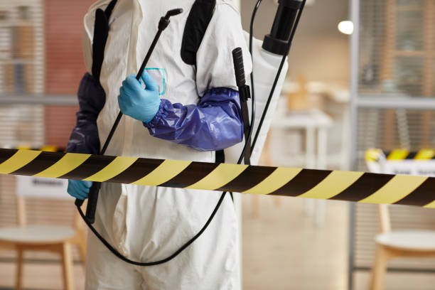 Professional Biohazard Cleanup technician working in Pine Grove, CA